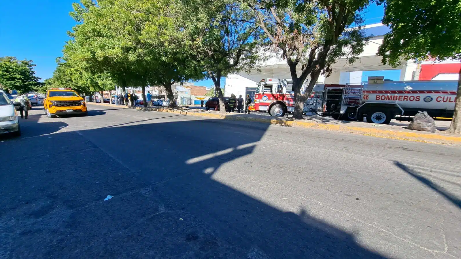 Centro de Culiacán en donde hubo una fuga de gas LP