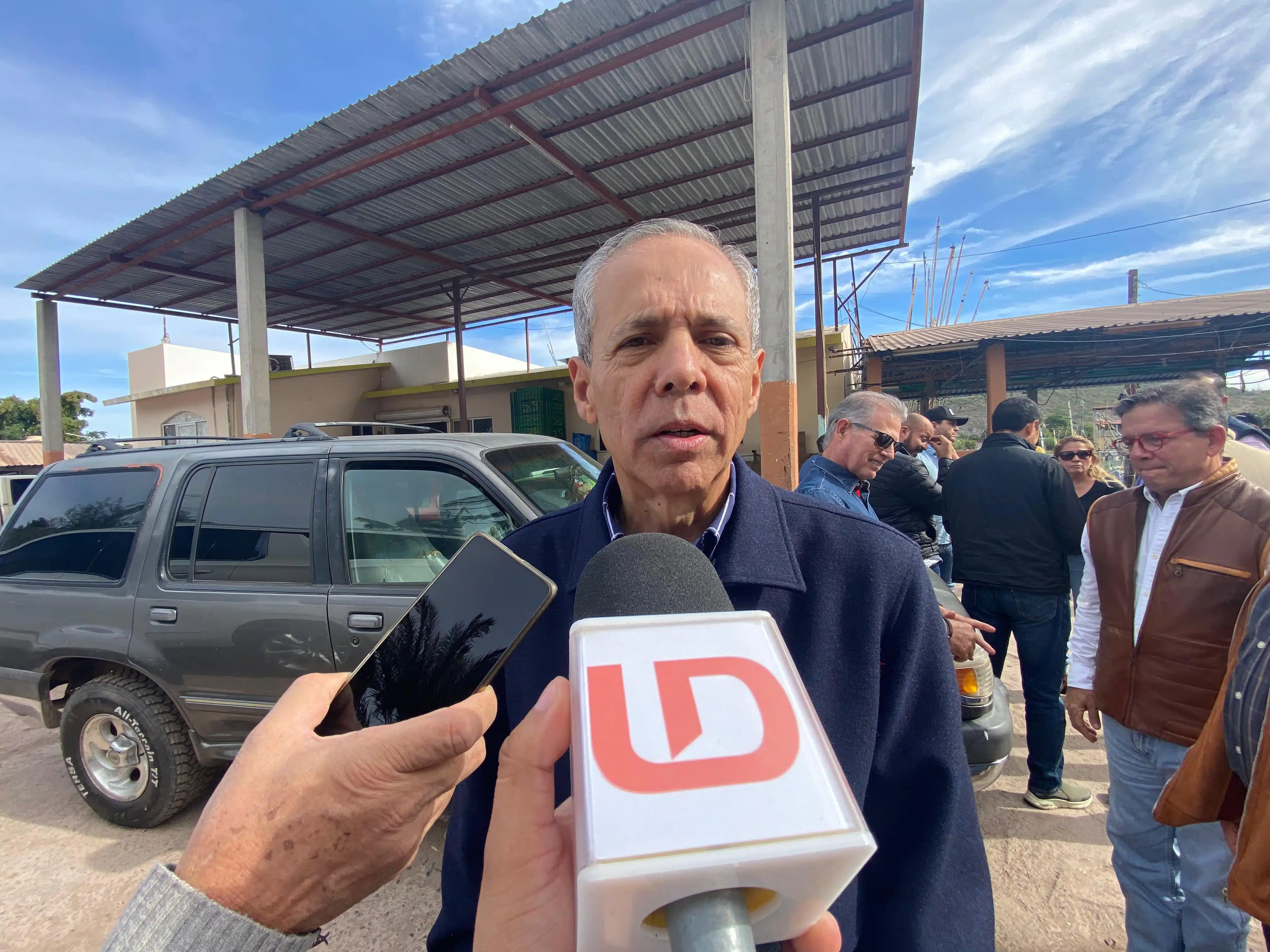 Gerardo Vargas Landeros, alcalde de Ahome, durante entrevista con Línea Directa