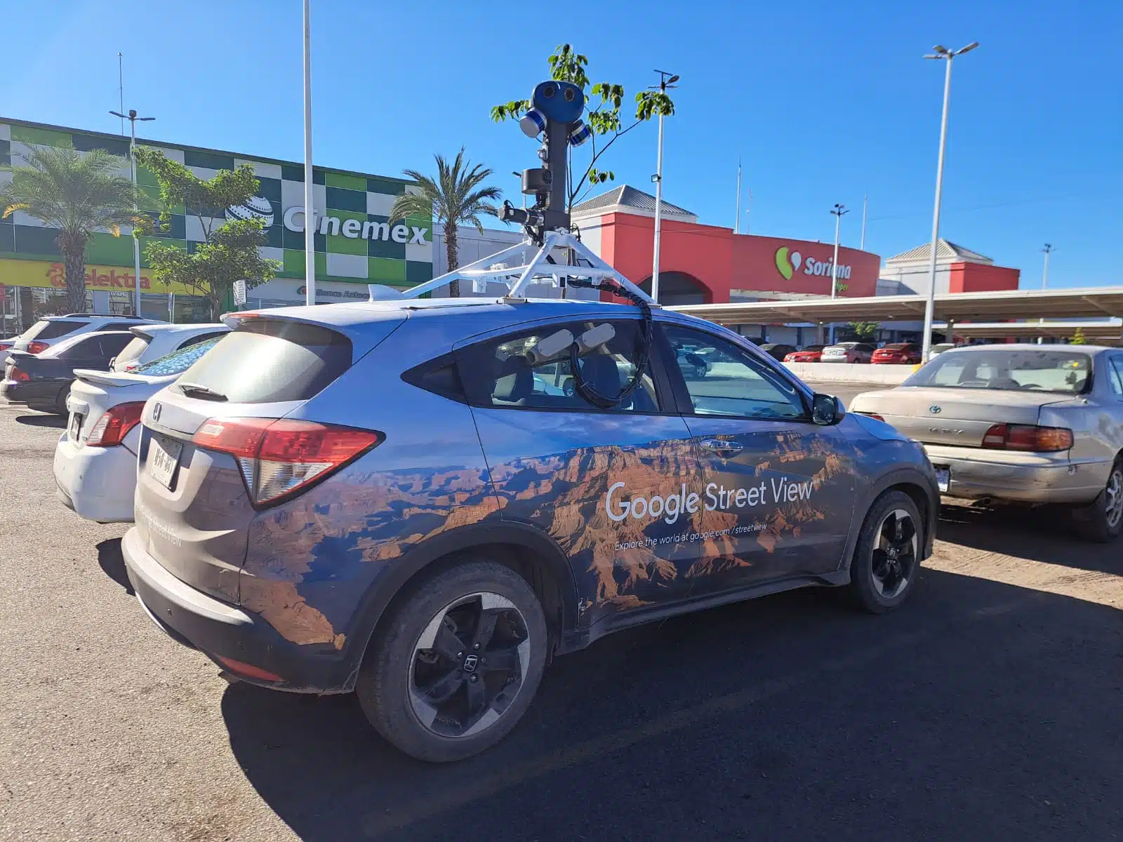 El vehículo de Google Street View fue visto en Culiacán