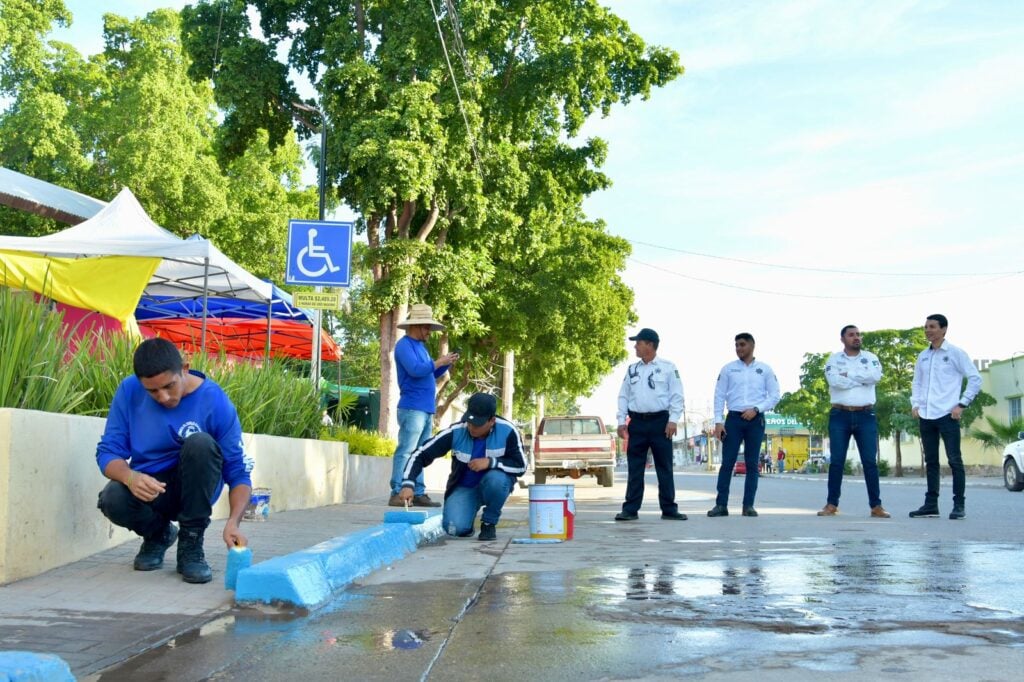 Actividades para embellecer el centro de la ciudad de Guamúchil