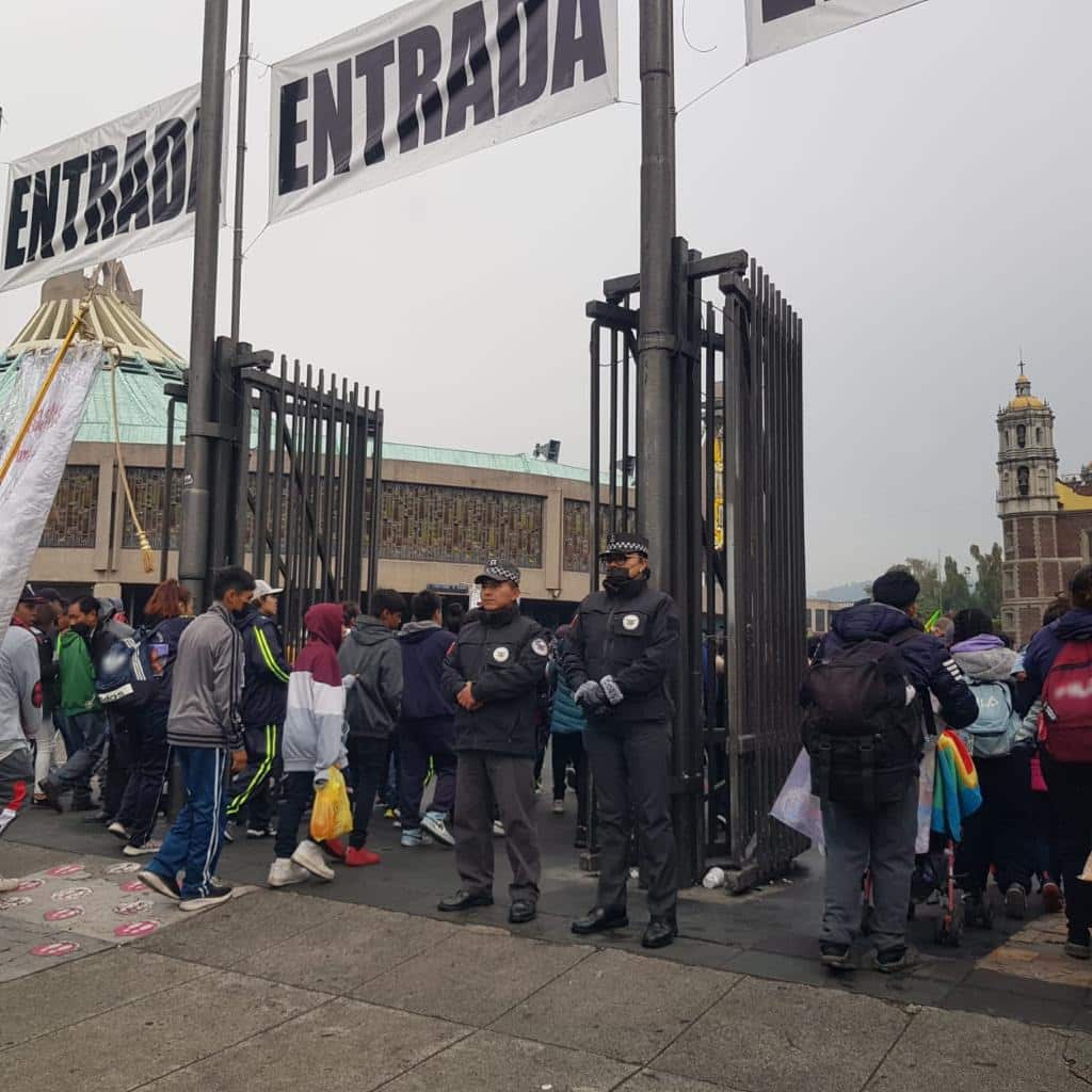 Guardia Nacional en Basílica de Guadalupe