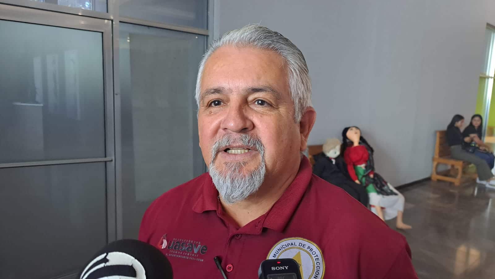 Hildefonso Castro Castro, director de Protección Civil en Guasave.