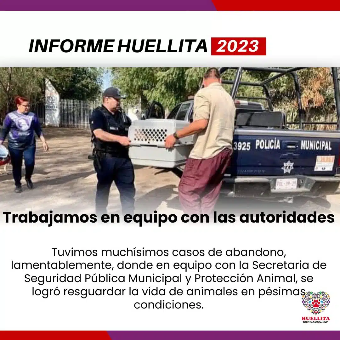 Campaña Huellita con Causa 2023 en Sinaloa