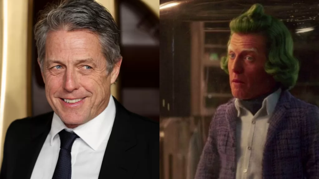 Hugh Grant como Oompa Loompa en “Wonka”