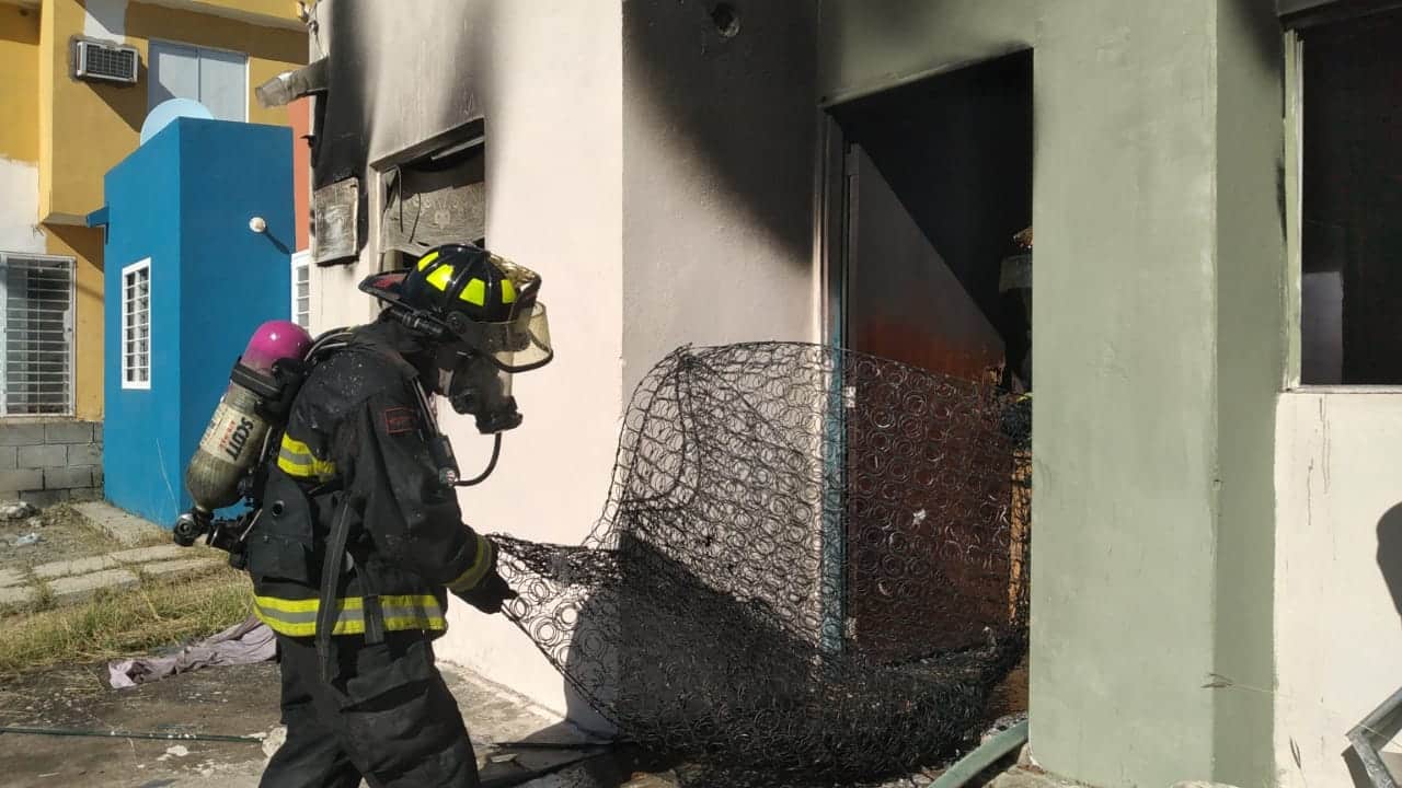 Incendio en vivienda de Mazatlán