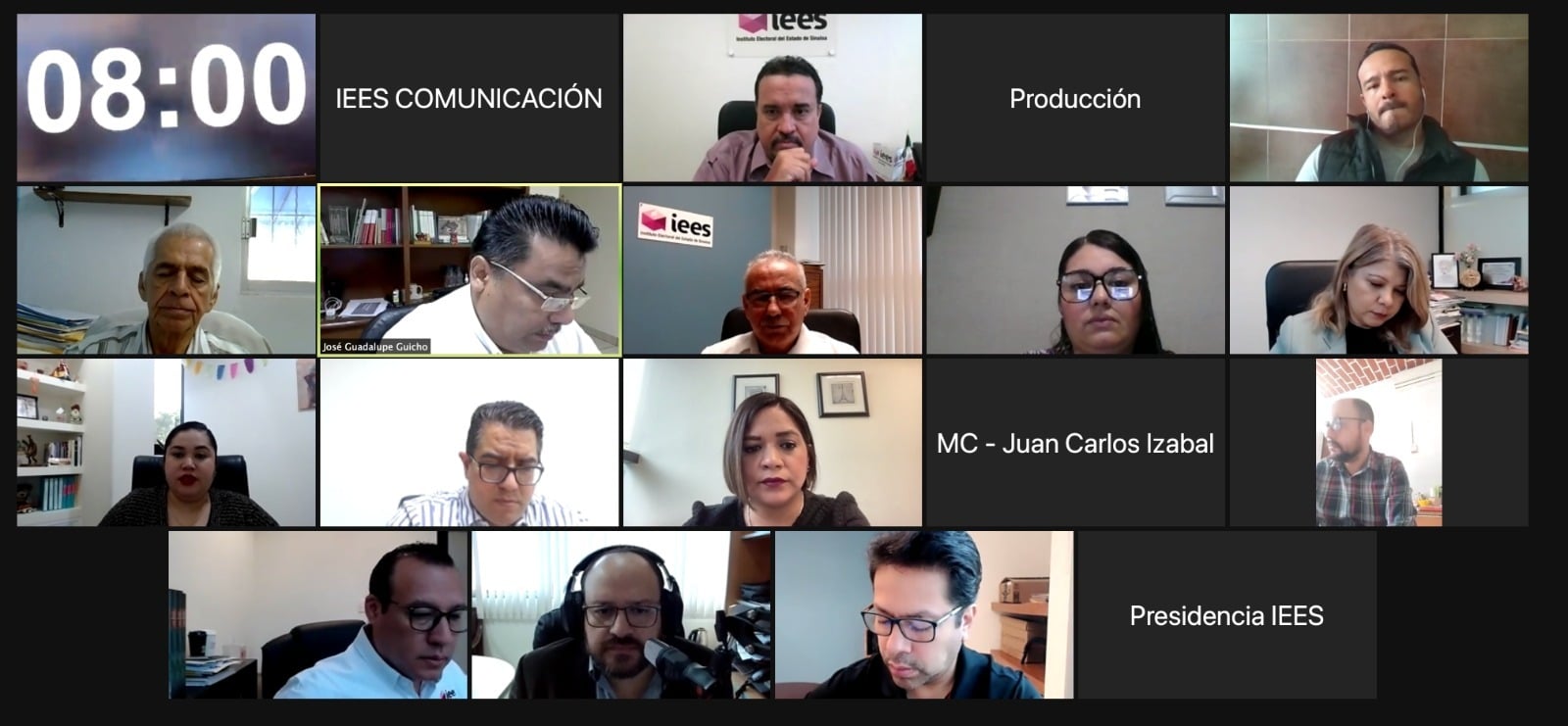 Integrantes del Consejo del IEES