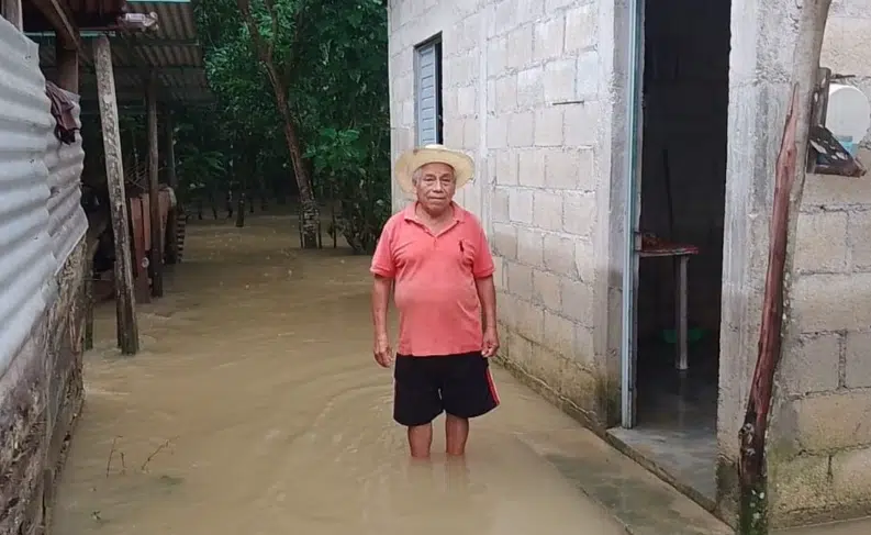 Lluvias en Chiapas provocan inundaciones