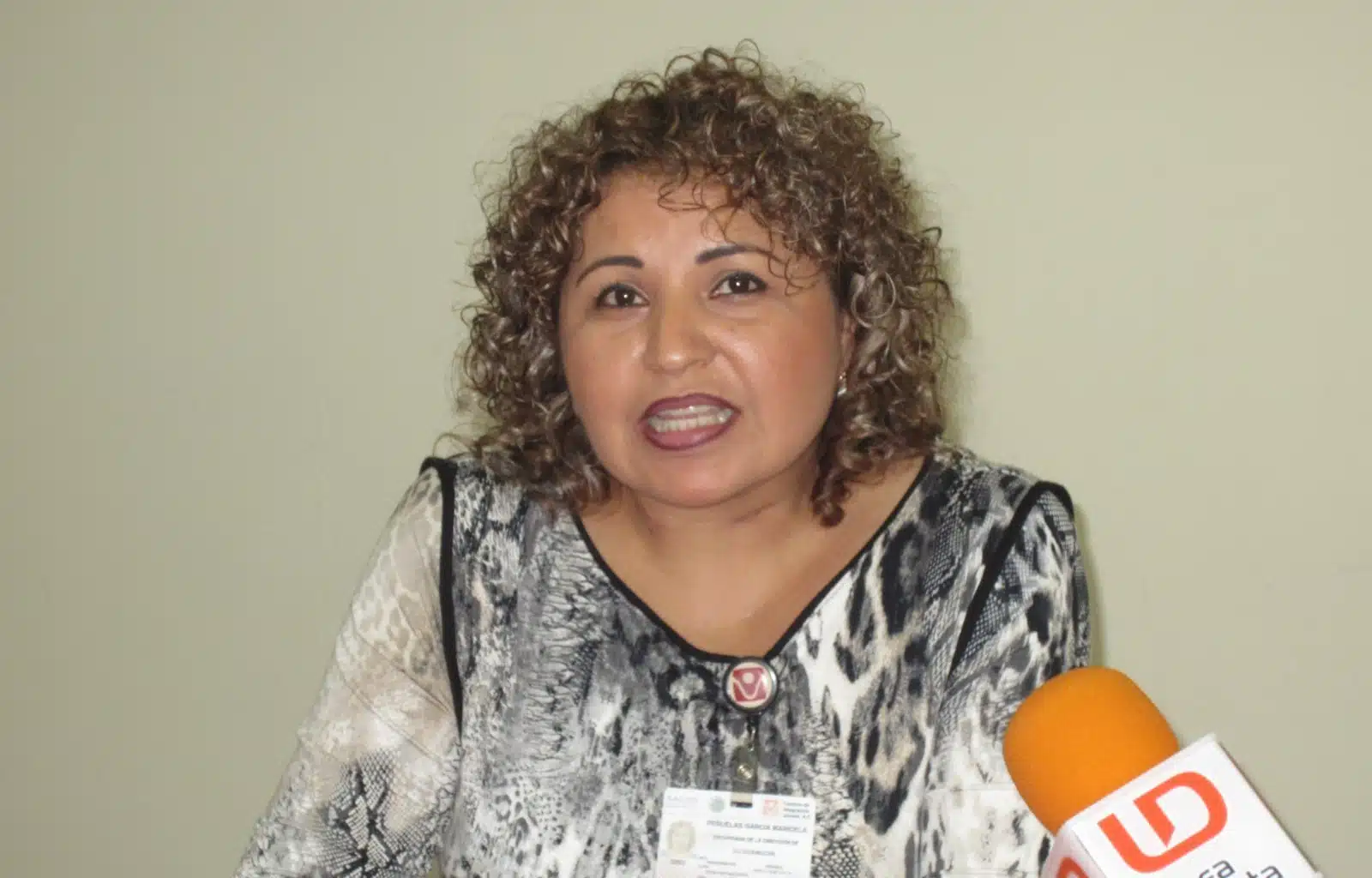 Marisela Peñuelas García en entrevista para Línea Directa