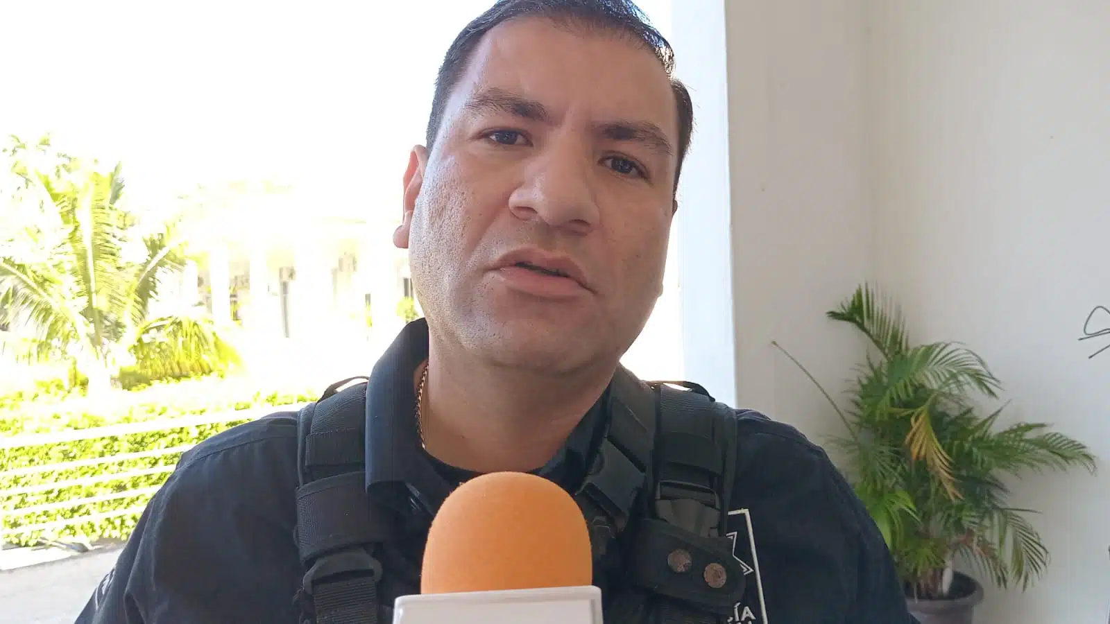 Director de Seguridad Pública y Tránsito Municipal, Martín Roberto Curiel Ceballos.