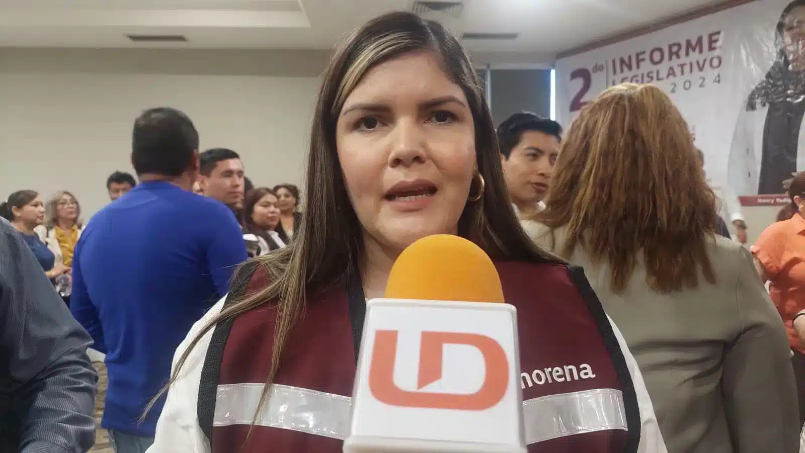 Merary Villegas Sánchez en entrevista