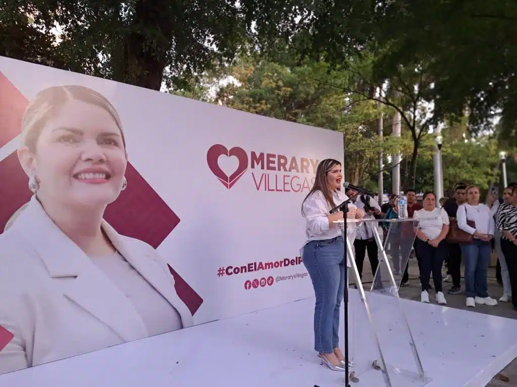 Merary Villegas Sánchez hizo oficial su aspiración a la candidatura a la presidencia municipal de Culiacán.