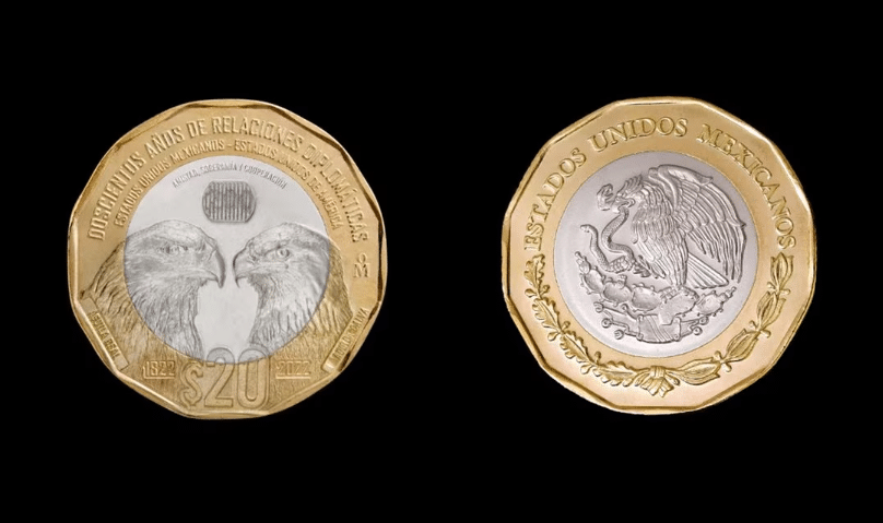 Moneda conmemorativa de 20 pesos