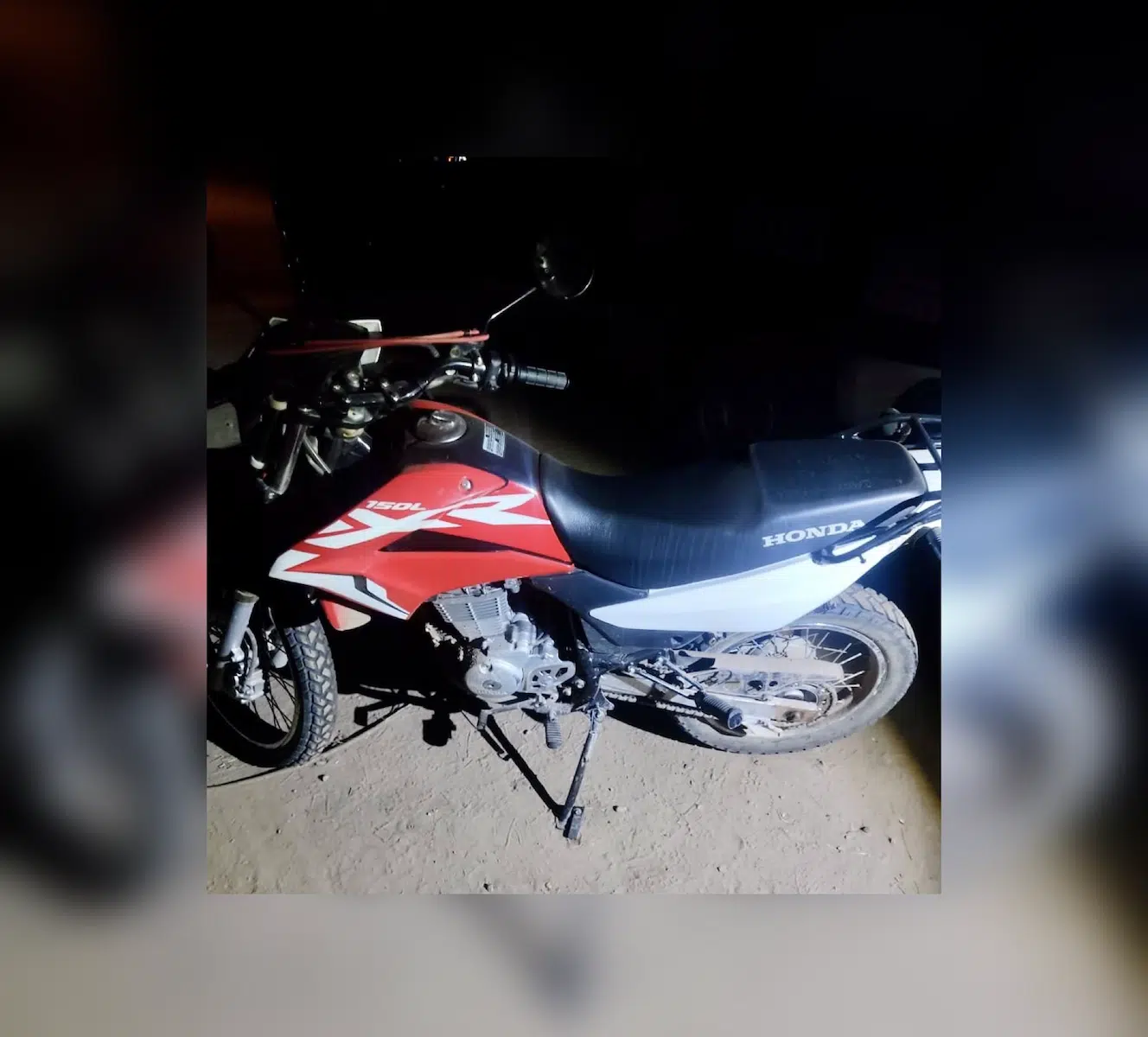 Motocicleta robada en Culiacán