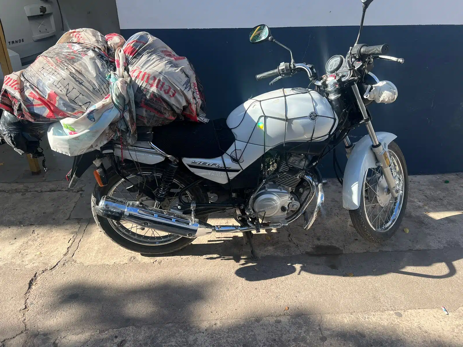 Motocicleta con reporte de robo que fue recuperada