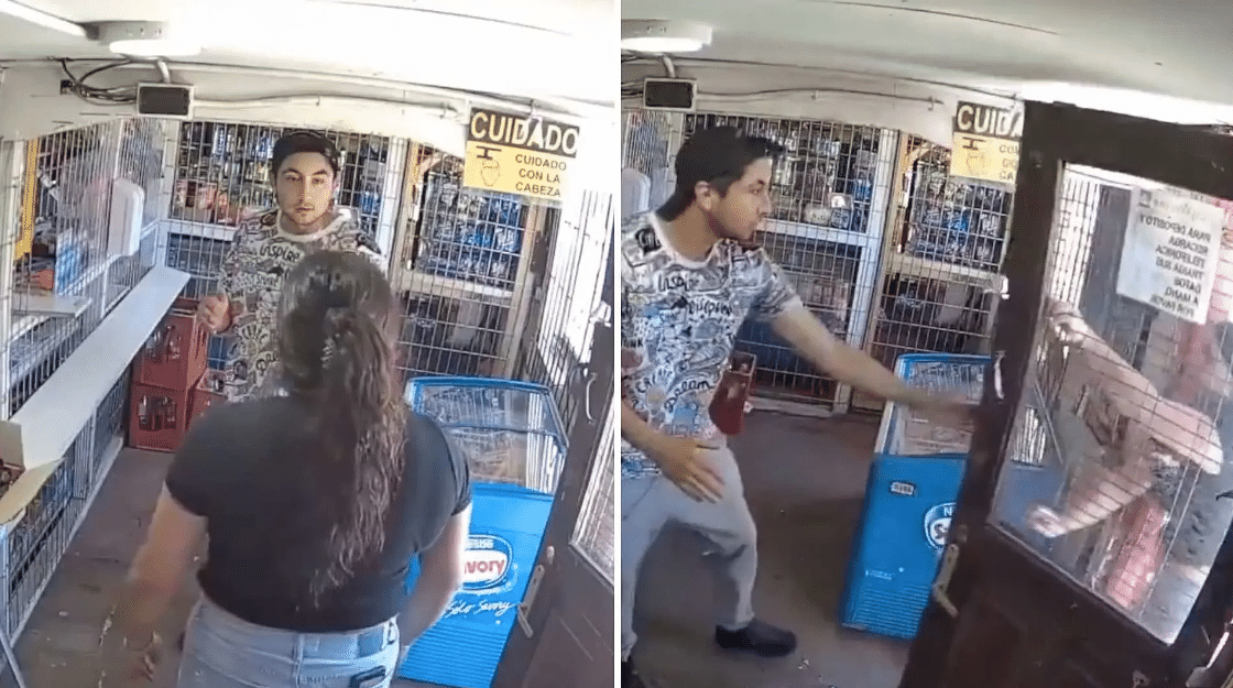 Mujer se defiende de su acosador en Chile