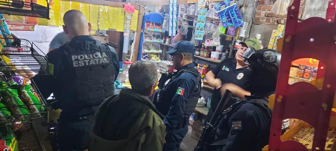 Operativo en puestos de San Ignacio decomiso de pirotecnia