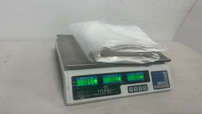 Paquete con cocaína