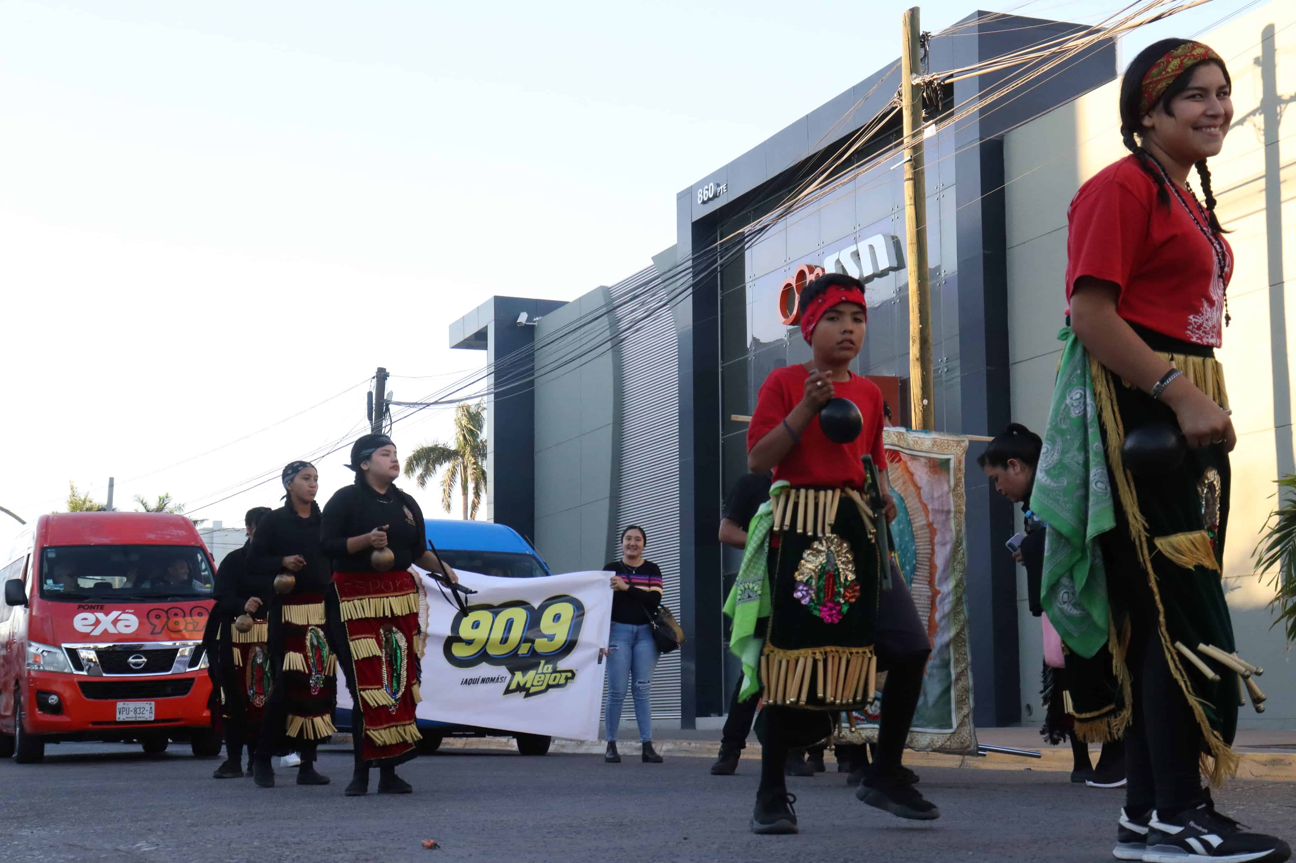 RSN llevó a cabo la peregrinación de la Virgen de Guadalupe en Los Mochis.