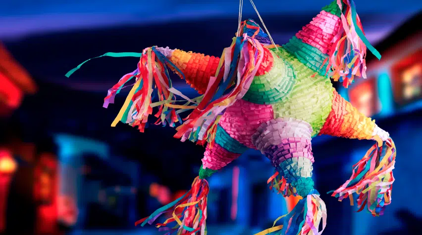 Piñata en una fiesta