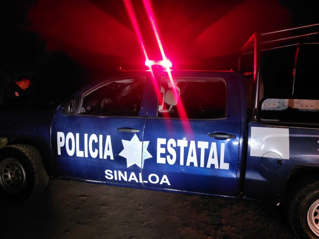 Patrulla de la Policía Estatal de Sinaloa