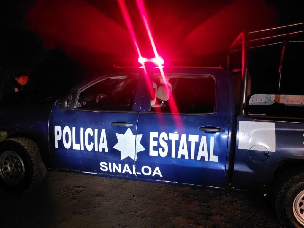 Patrulla de la Policía Estatal de Sinaloa