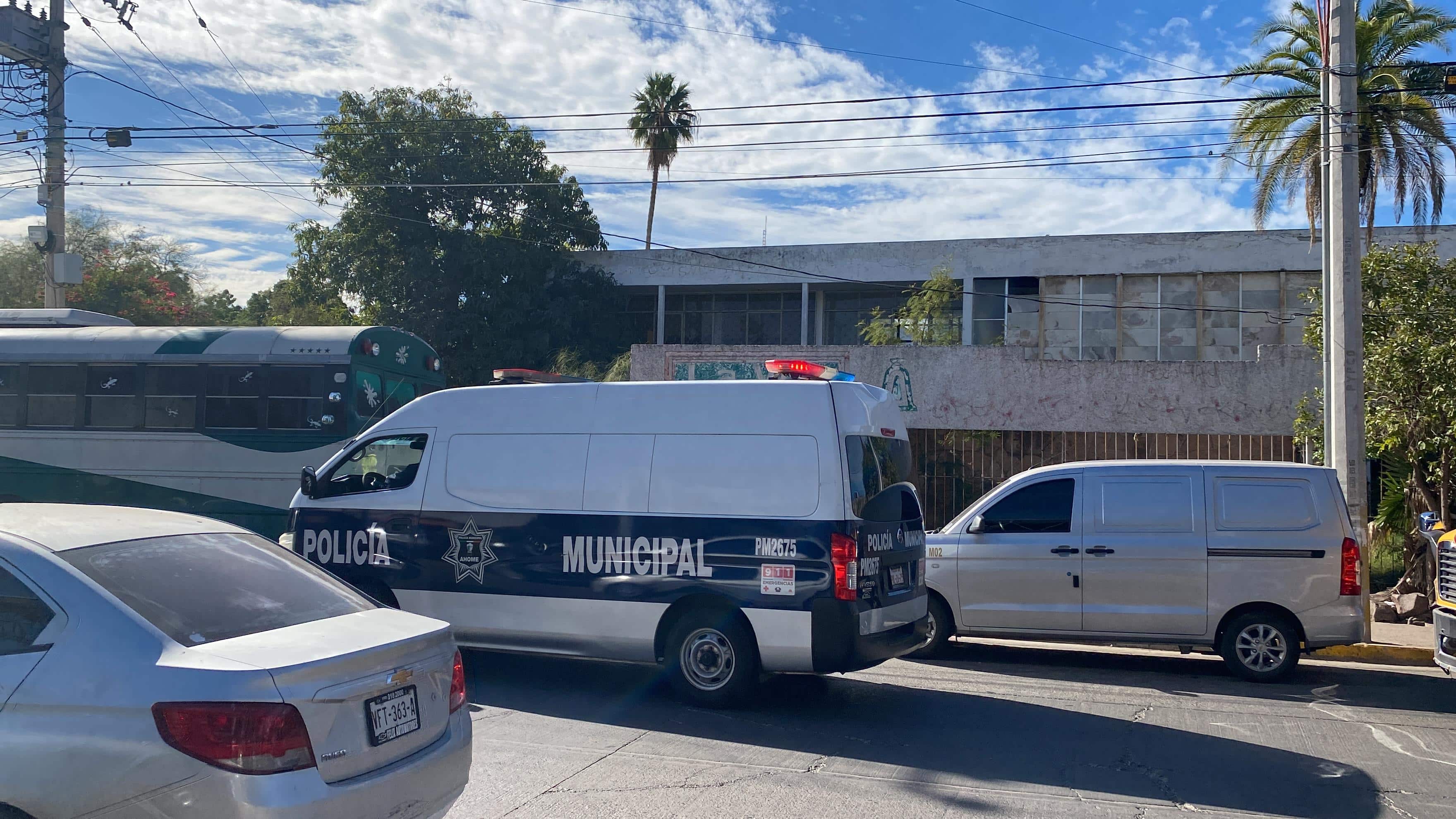 Camioneta de la Policía Municipal