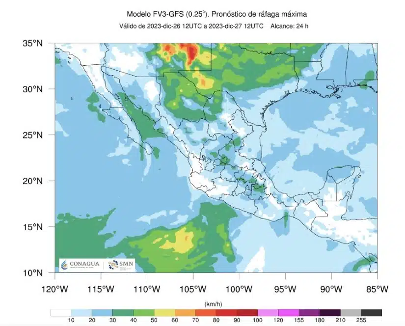 Mapa de México de diferentes colores