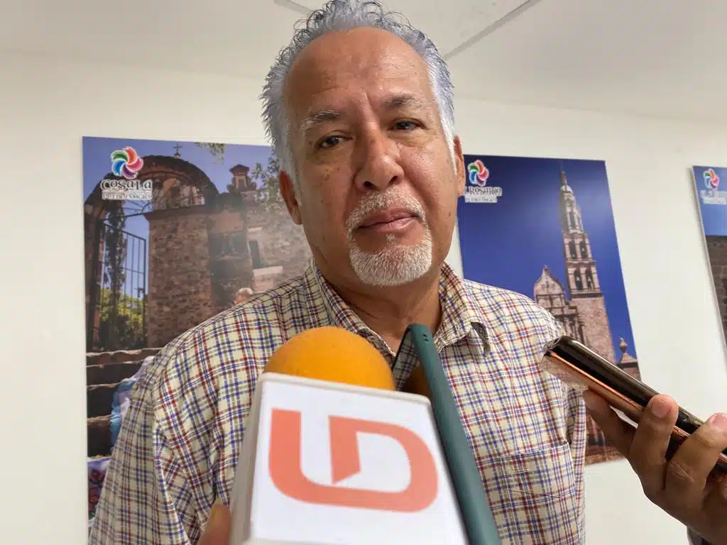 Raúl Díaz Bernal, alcalde de Concordia, en entrevista con medios