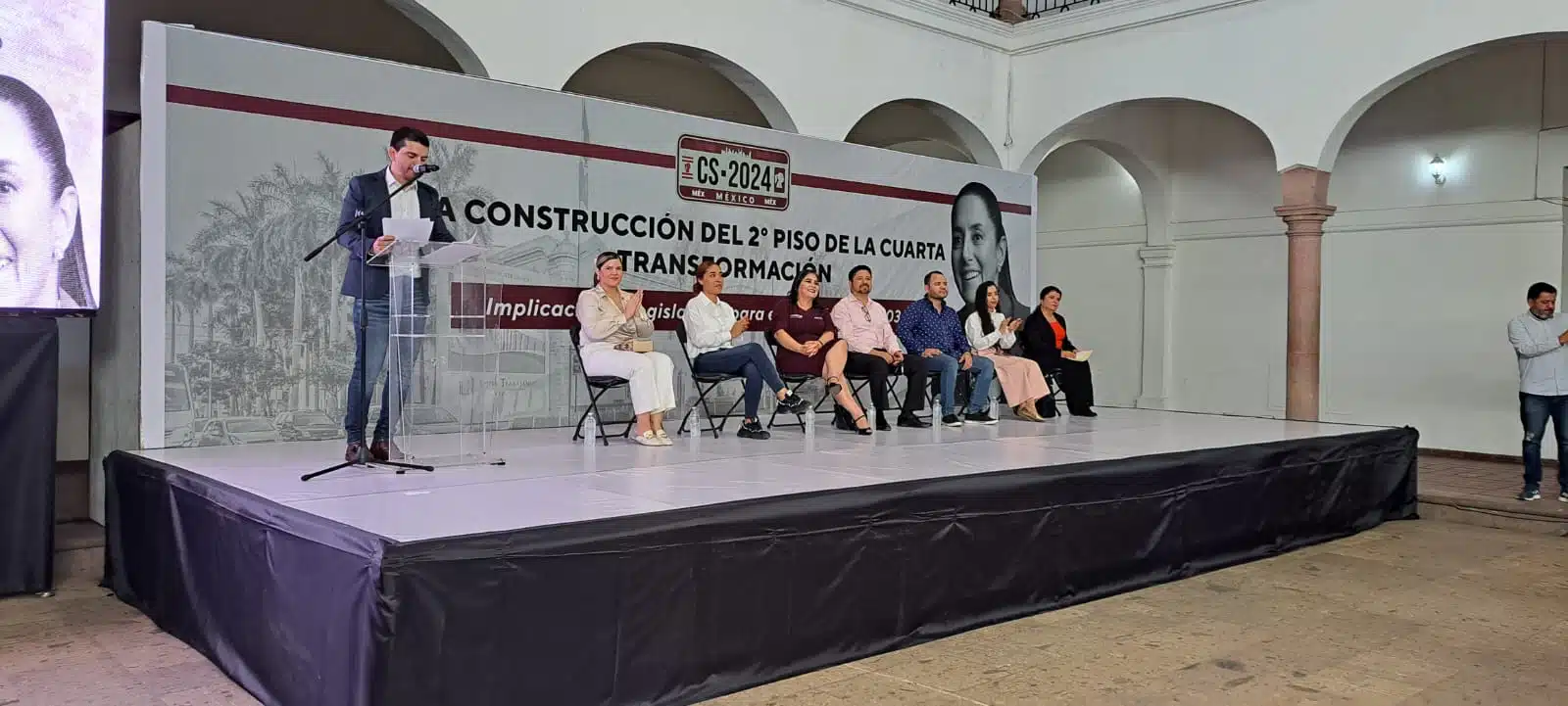 Llevan a cabo el foro “La construcción del segundo piso de la cuarta transformación”.