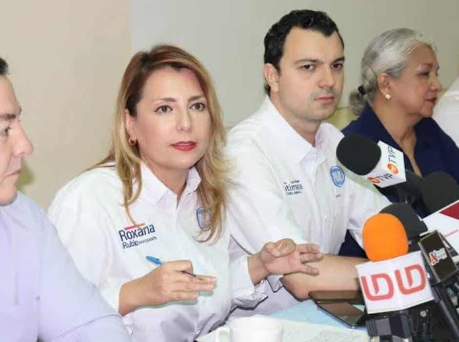 presidenta del Partido Acción Nacional (PAN) en Sinaloa, Roxana Rubio Valdez.