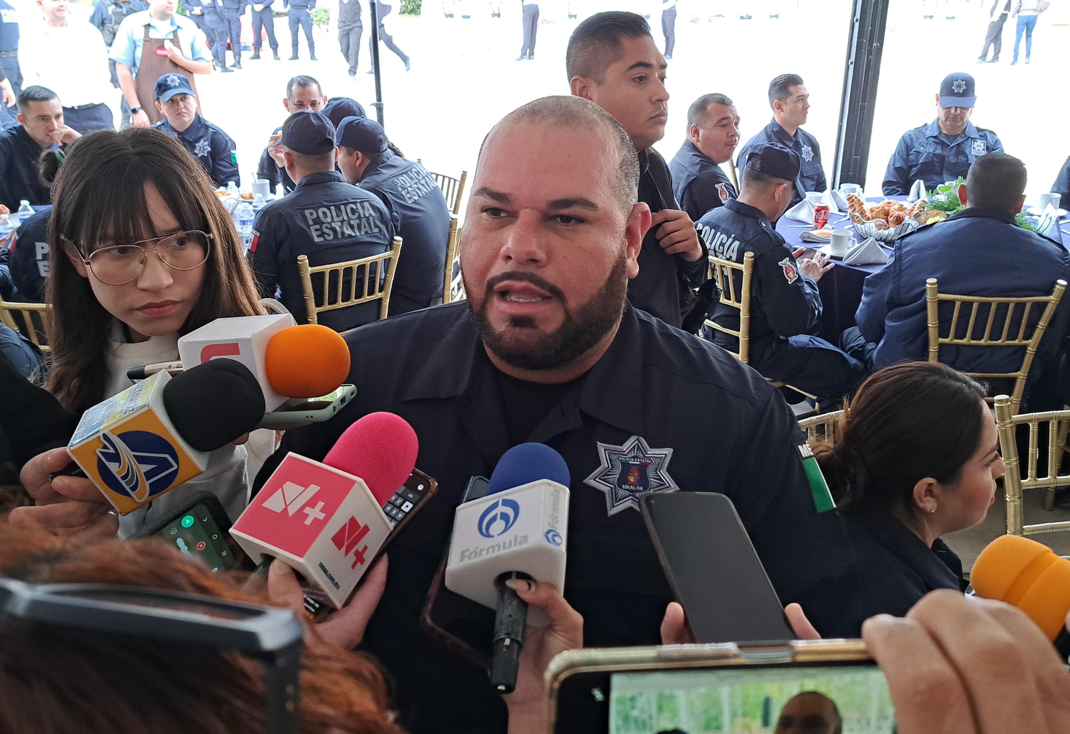 Sergio Antonio Leyva con medios de prensa