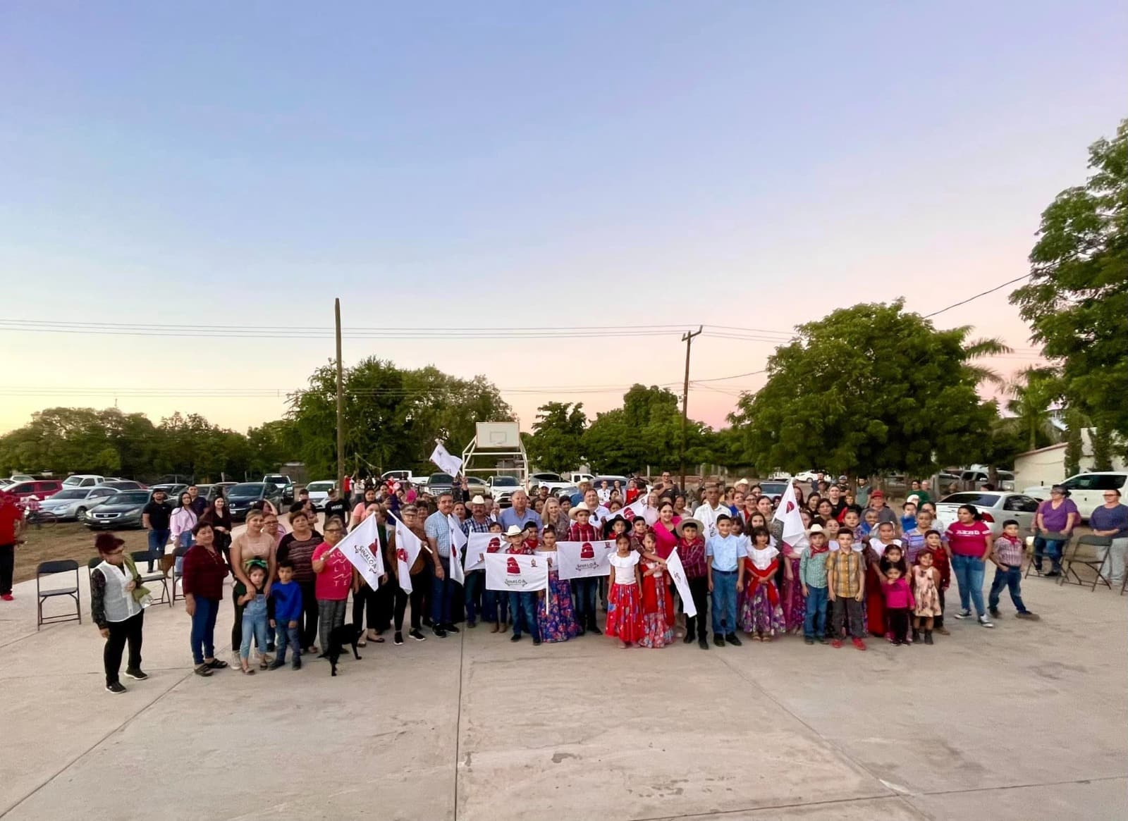 Arranca construcción de techumbre en Paredón Blanco, Sinaloa