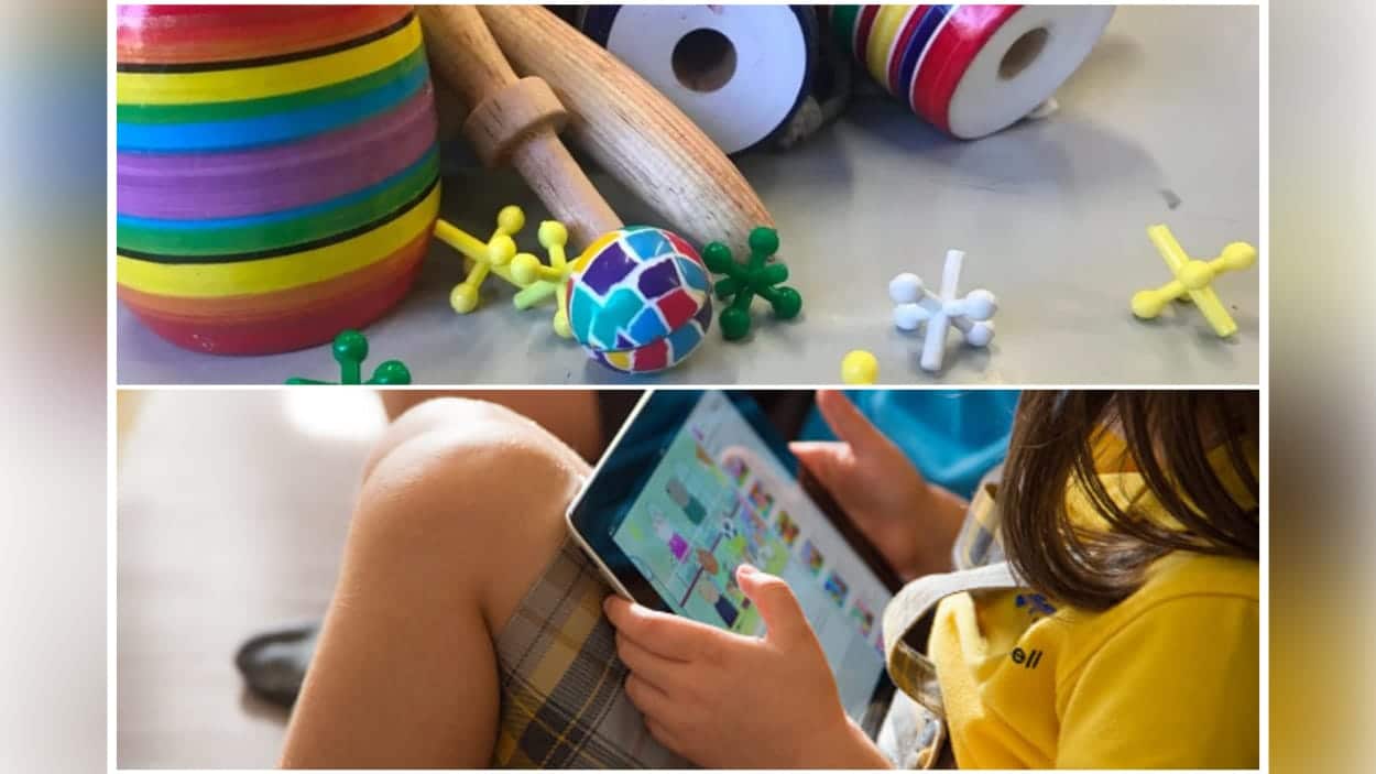 Juguetes artesanales y tecnología