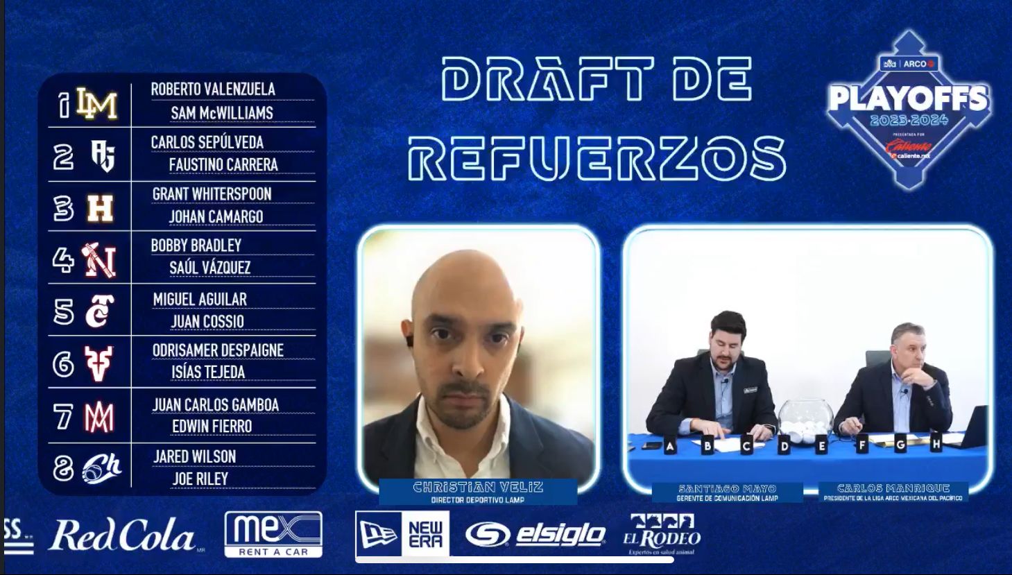 Draft Refuerzos Playoffs 2024