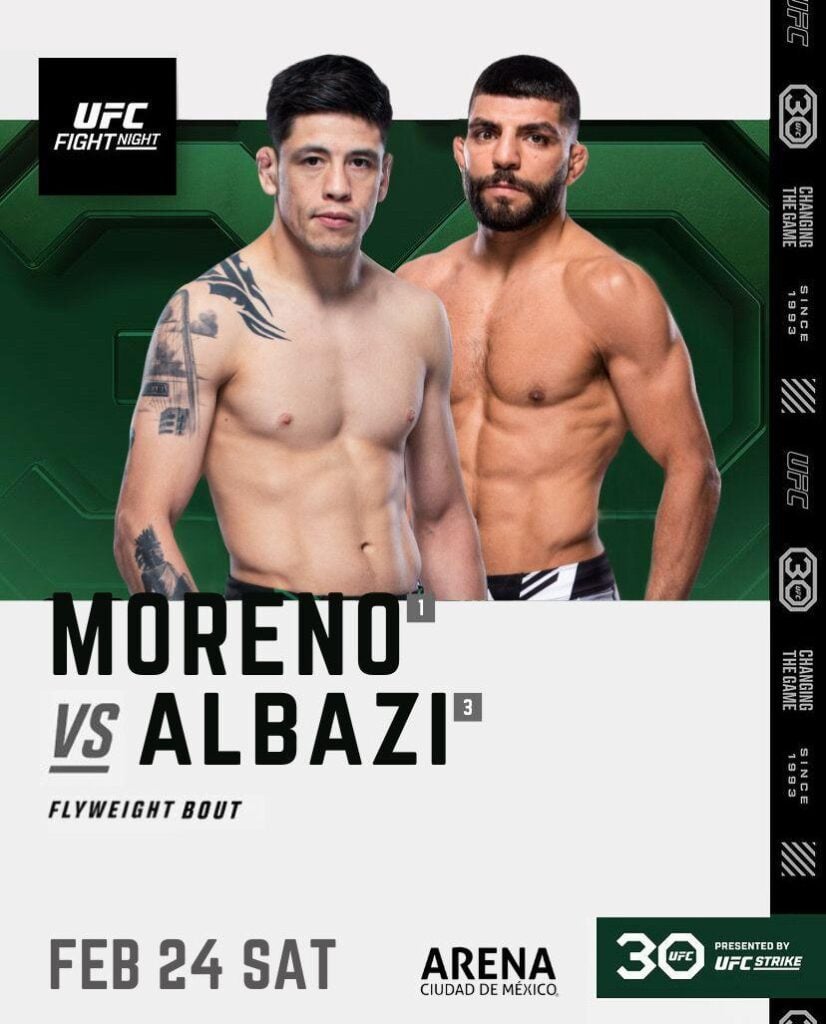 ¡UFC en México! Brandon Moreno y Yair Rodríguez protagonizan cartelera