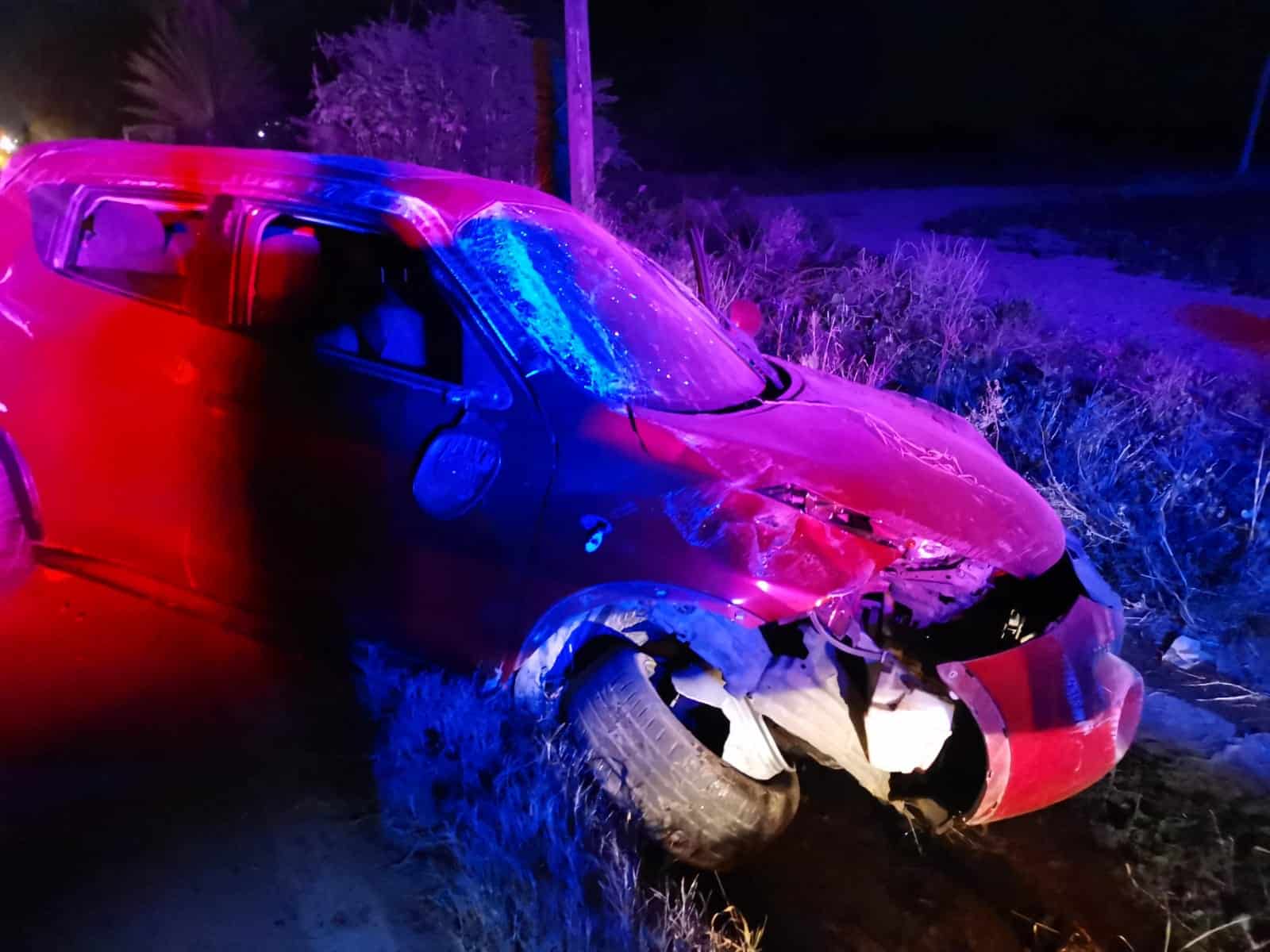 Accidente tipo volcadura en Sinaloa