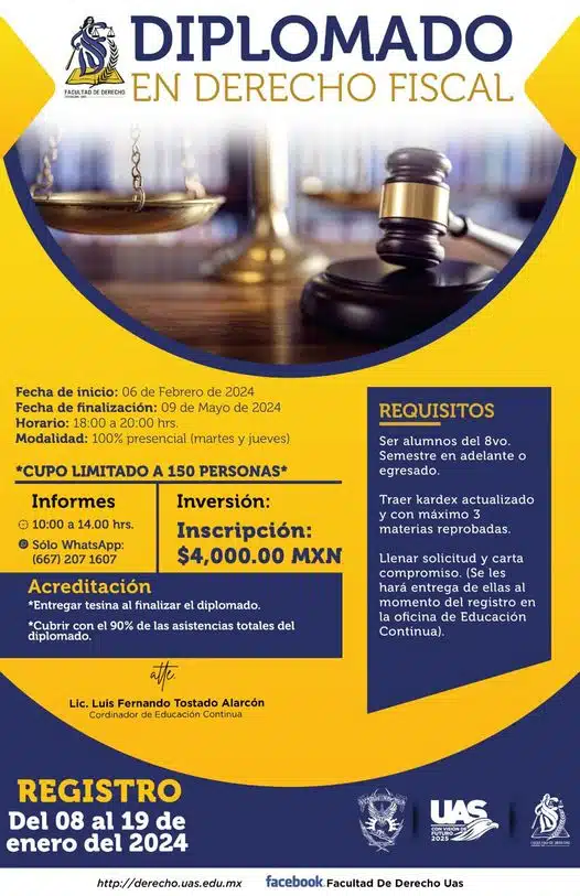 Diplomado cursos de la UAS 