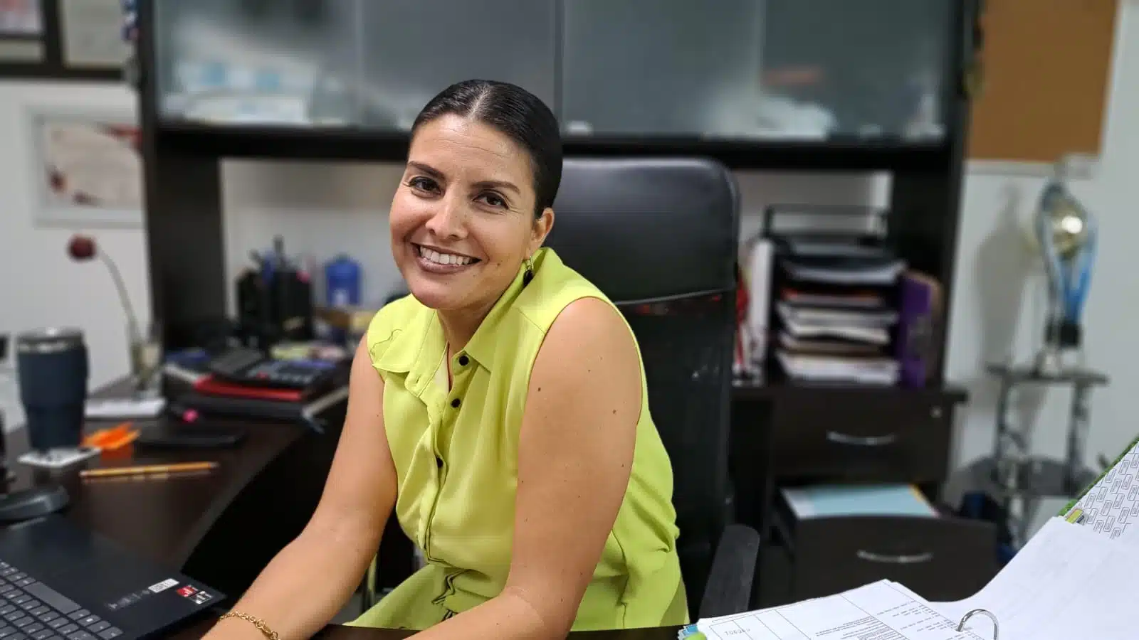 Fabiola Verde Rosas, directora del Instituto Municipal del Deportev