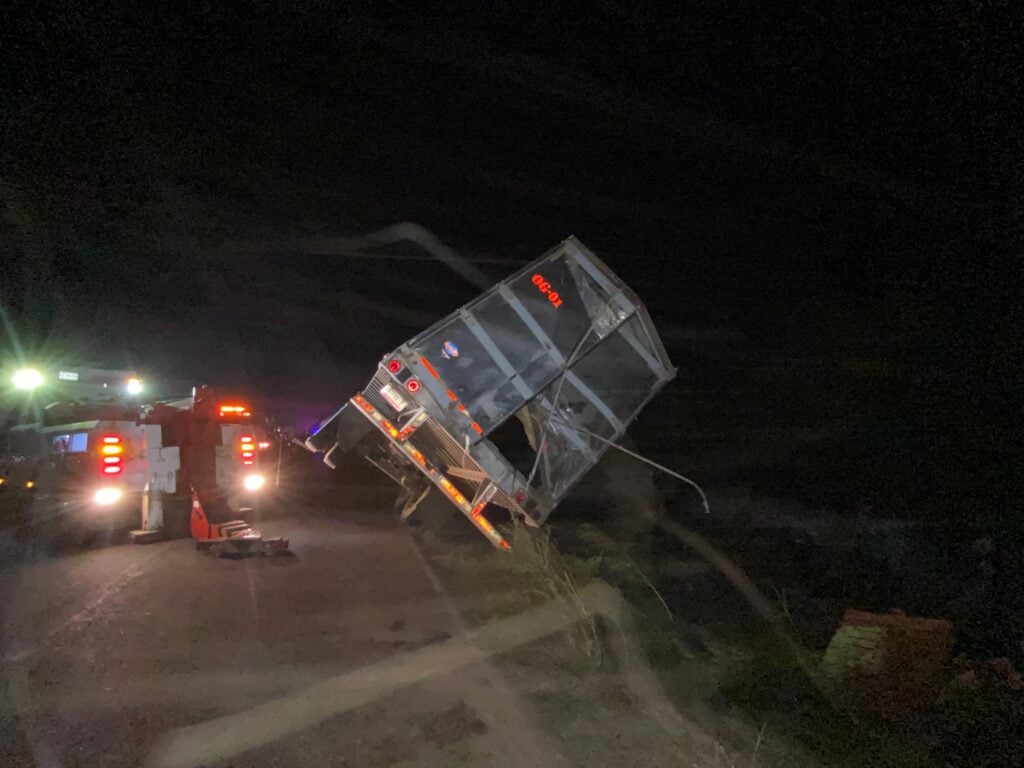 Accidente tipo volcadura