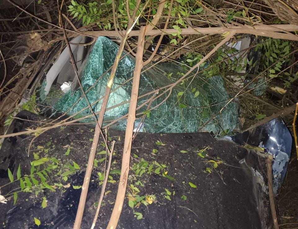 Daños del vehículo después del accidente