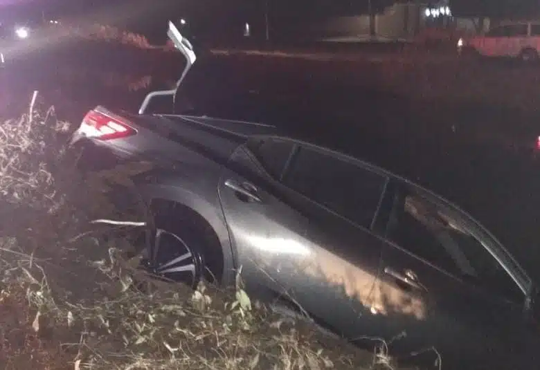 automóvil accidentado