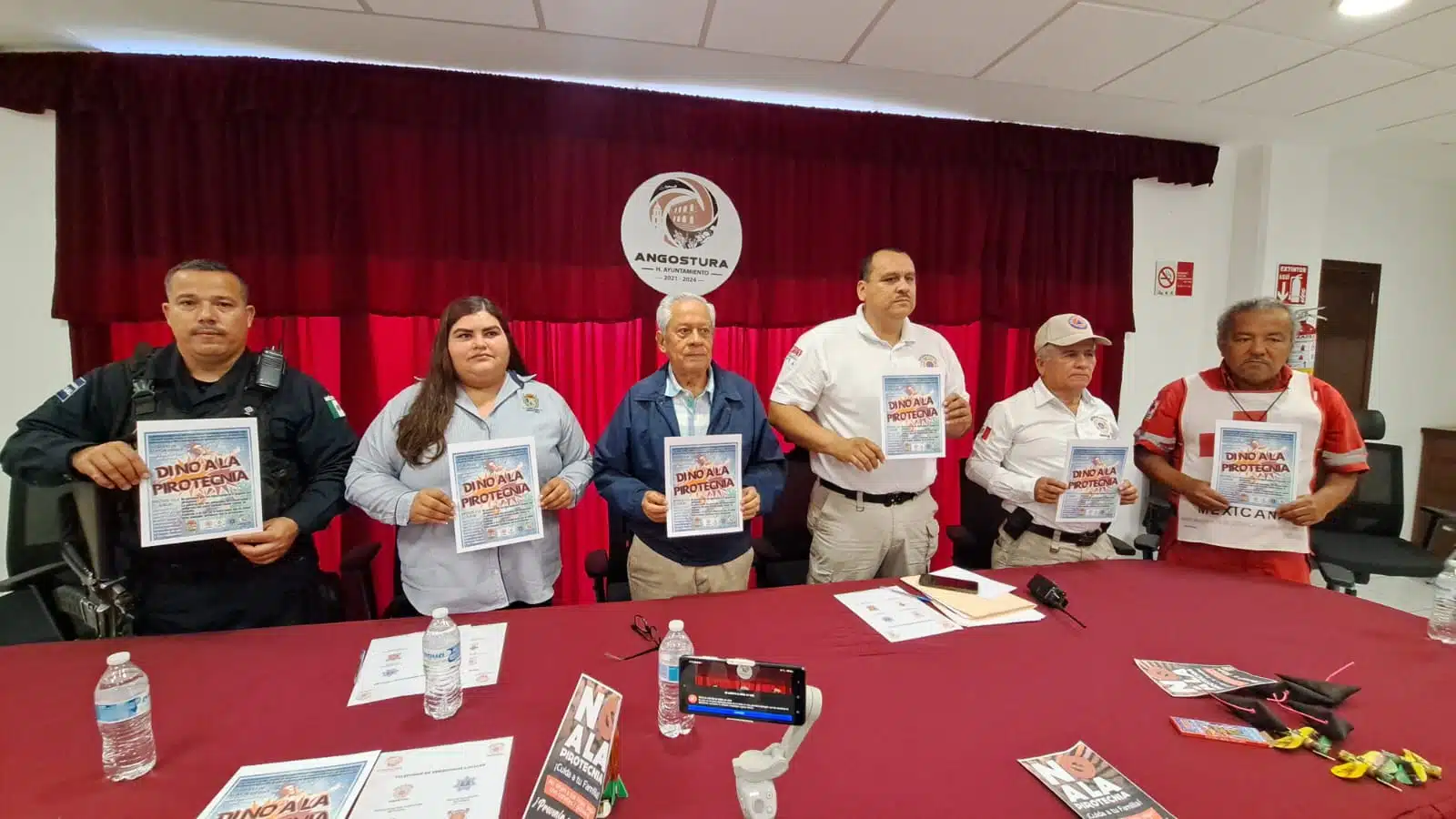 Protección Civil de Angostura toma acciones su campaña 