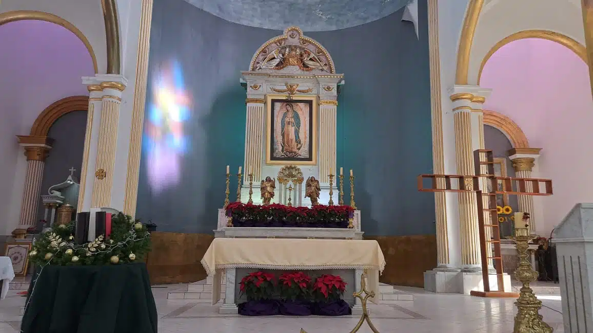 Interior del Santuario de Guadalupe