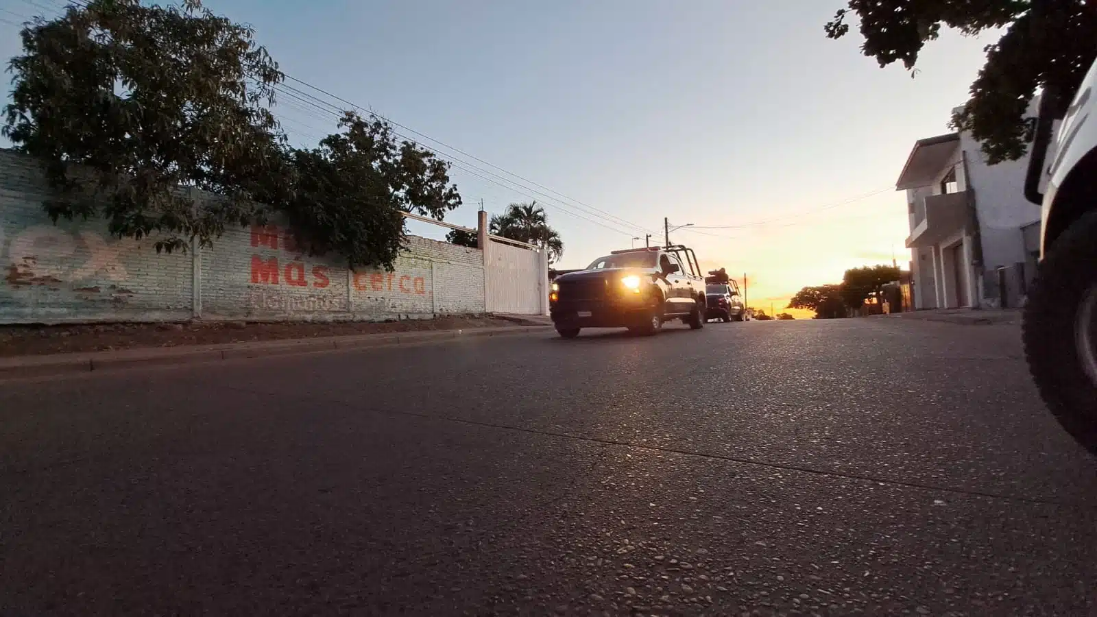 Presencia de la Policía Estatal en la colonia Libertad, Culiacán