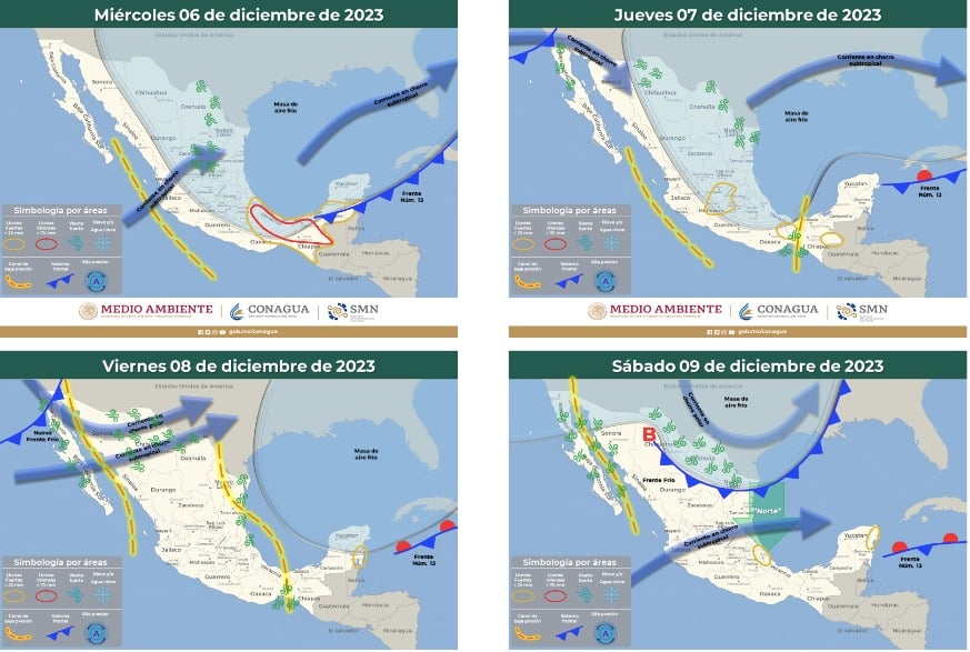 Mapas de pronóstico del clima