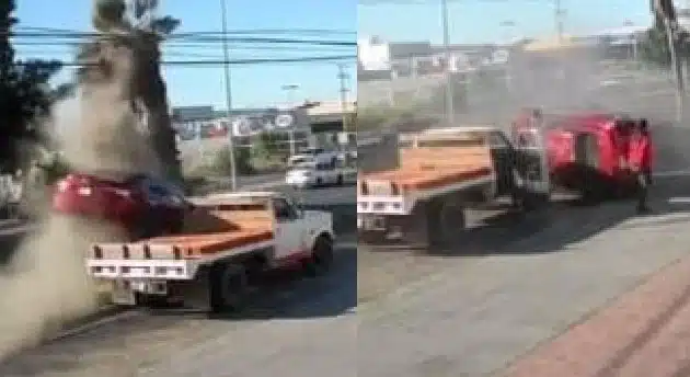 Vídeo del accidente automovilístico en Culiacán