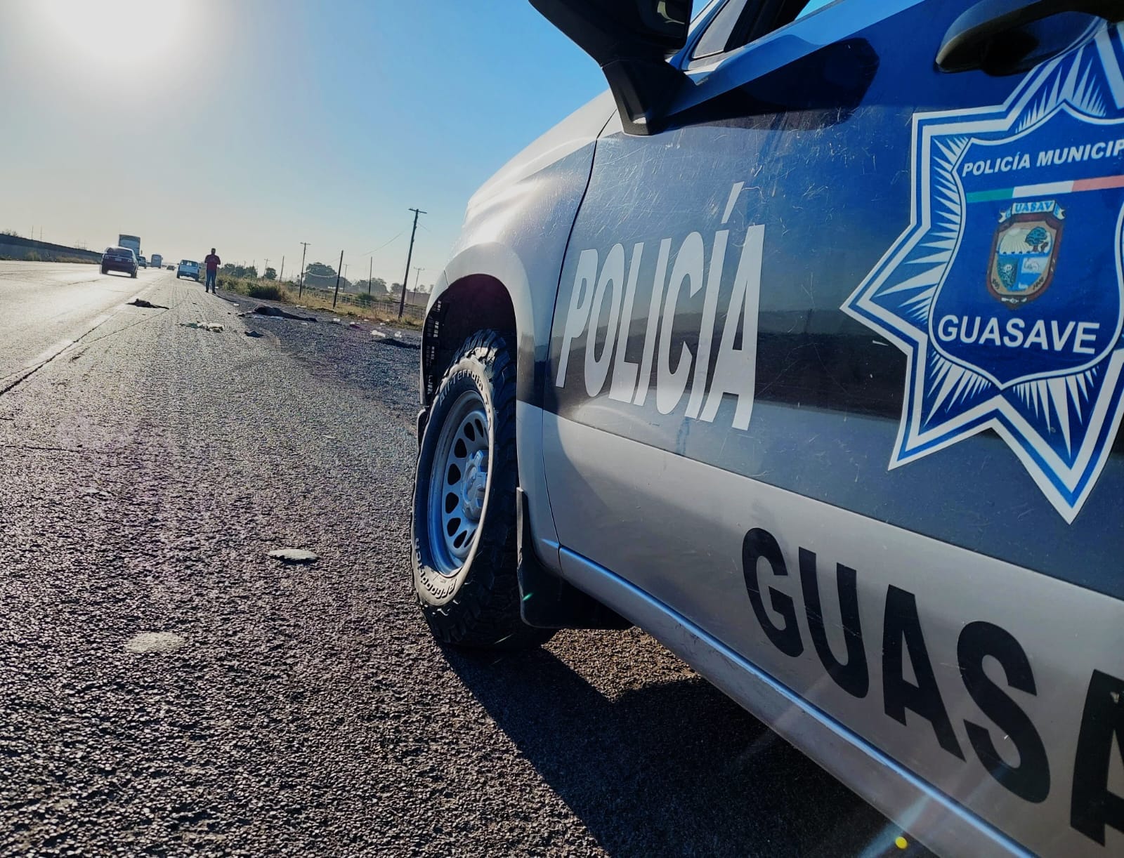 patrulla de la Policía Municipal de Guasave