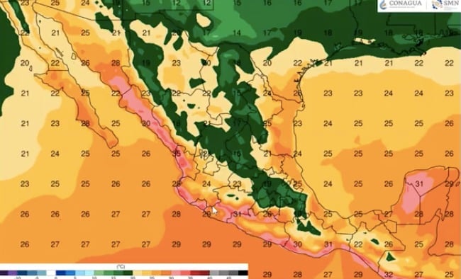 Pronóstico de temperaturas