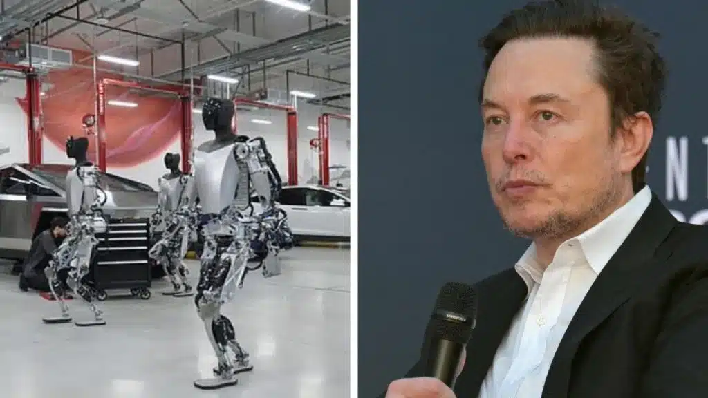 Robot de Tesla, compañía del magnate Elon Musk