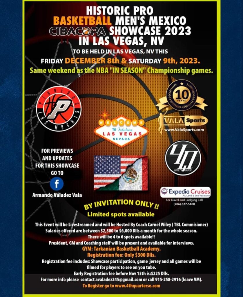 Tryout 2023, Las Vegas, NV.